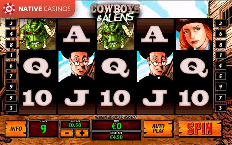 Play Slot Cowboys and Aliens by Playtech.